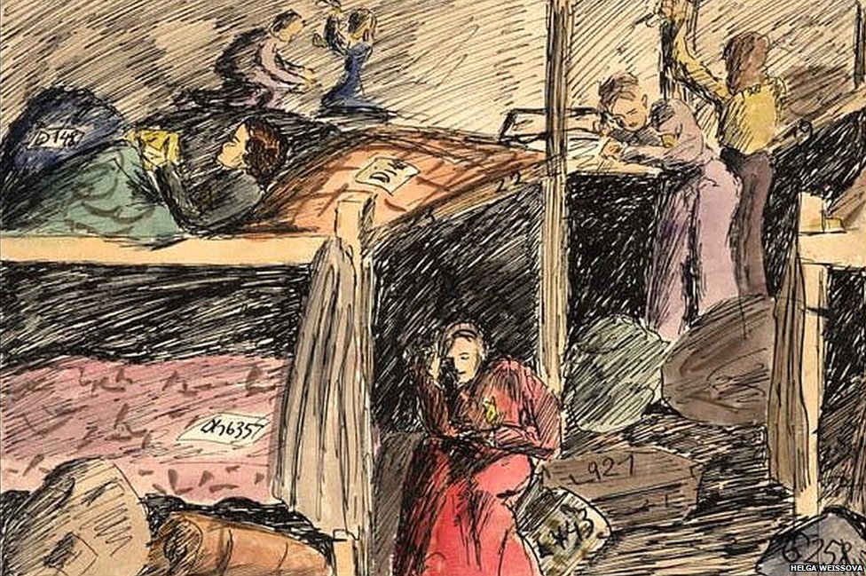 ‘Haunting’ art by Jewish children in WW2 concentration&nbsp;camp