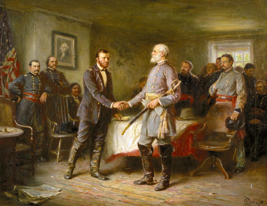 Patriots Surrendering Marking 150 Years Since the Surrender of the Confederate Army at ...